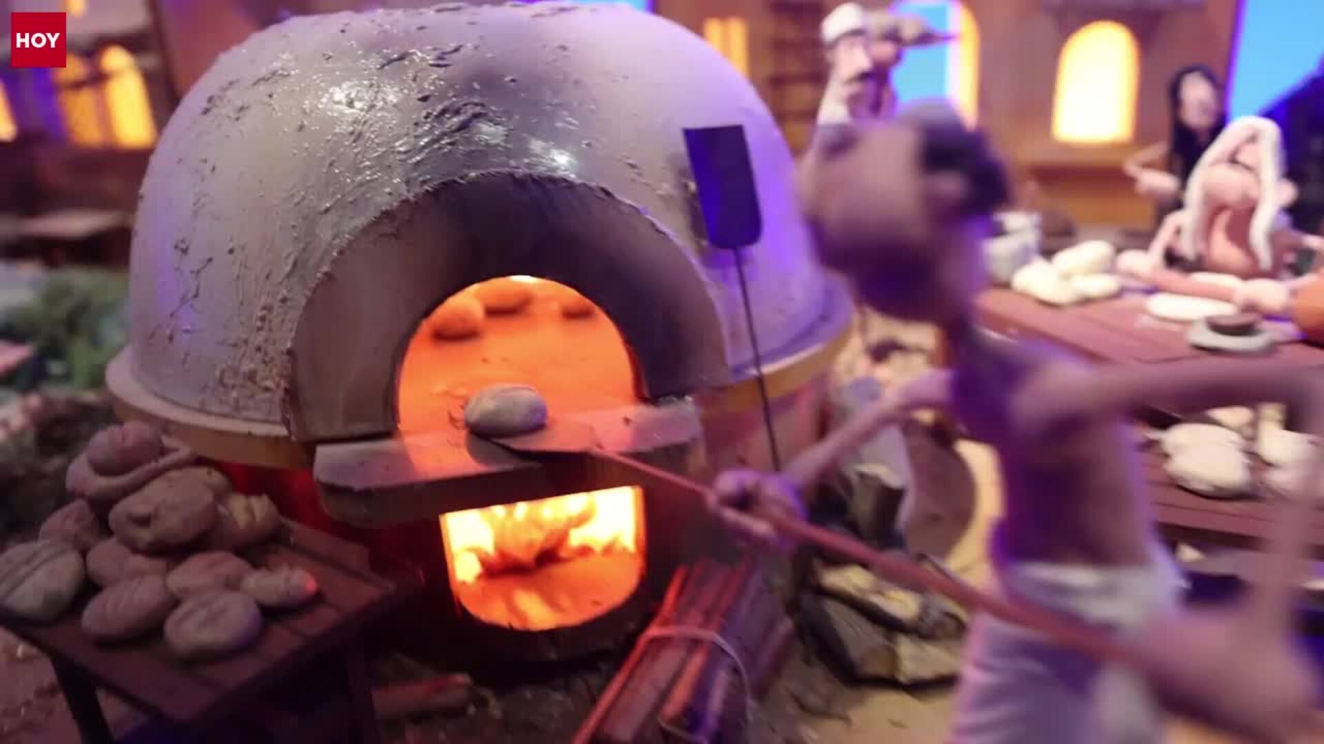 Belén de plastilina en Cáceres