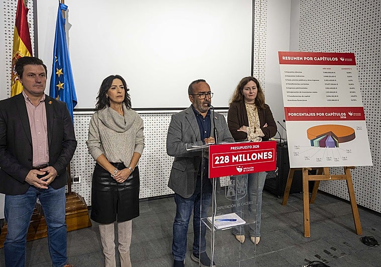 La Diputación de Cáceres espera invertir unos 40 millones más al poder usar el superávit