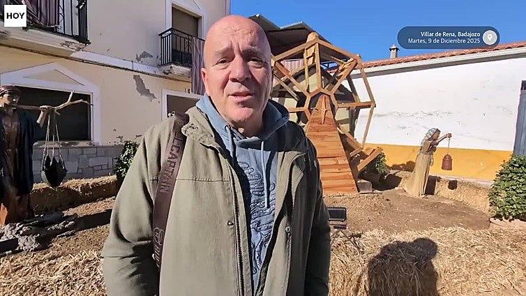 Villar de Rena vuelve a poner sus caras a la Navidad