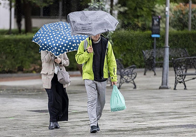 Las lluvias dejan más de 50 litros en Extremadura de madrugada