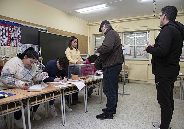 La participación a las 14.00 cae seis puntos respecto a 2023
