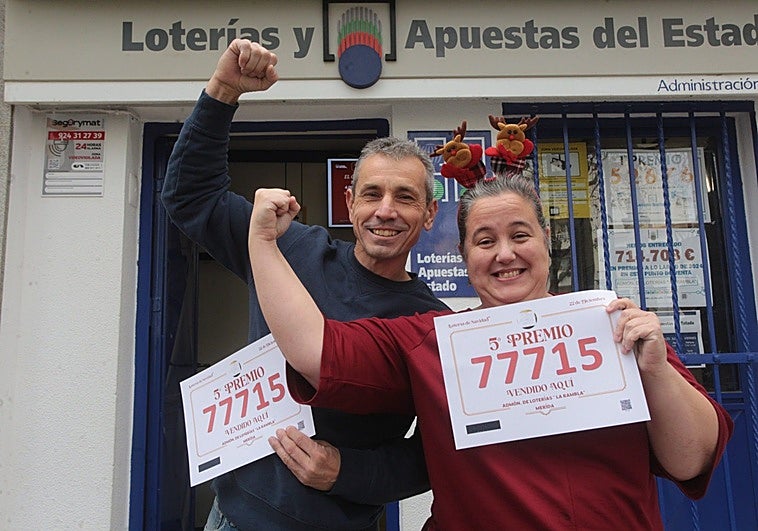 El 77715 deja 60.000 euros en la administración emeritense de la calle de Santa Lucía
