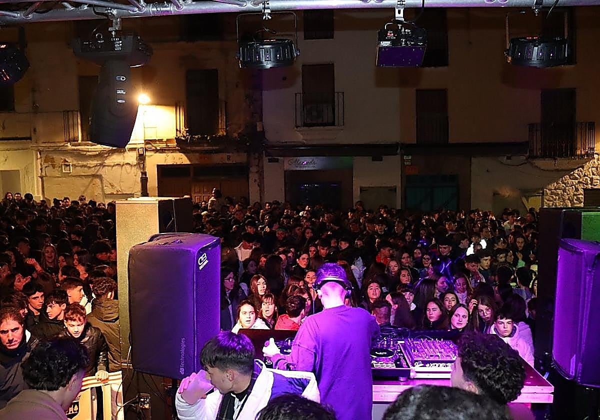 Imagen de archivo de la Nochevieja Joven en Plasencia.