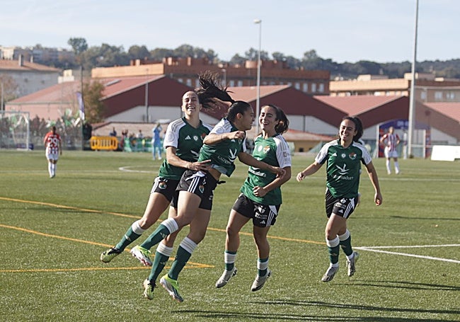 Celebración verdiblanca en el duelo de octavos de final de la Copa de la Reina ante el Athletic de Bilbao.