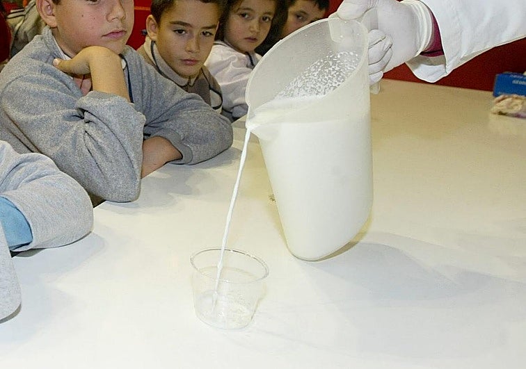 La Junta incluye la leche en el reparto de alimentos sanos en los colegios