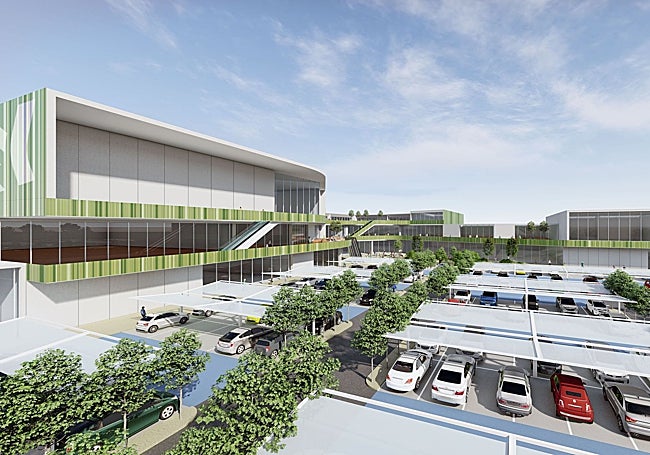 Recreación distribuida por el promotor al anunciarse el proyecto.