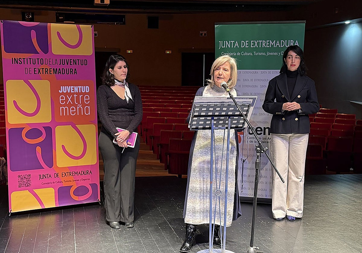 Victoria Bazaga, consejera de Cultura en funciones, en la presentación de la programación.