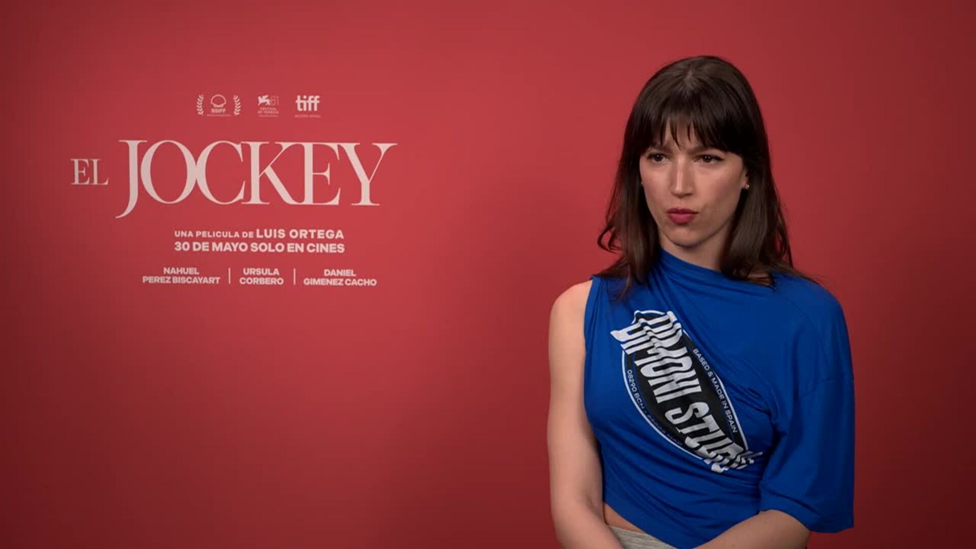 Úrsula Corberó presenta 'El jockey':"Hollywood tiene su fórmula y funciona, pero está obsoleto"