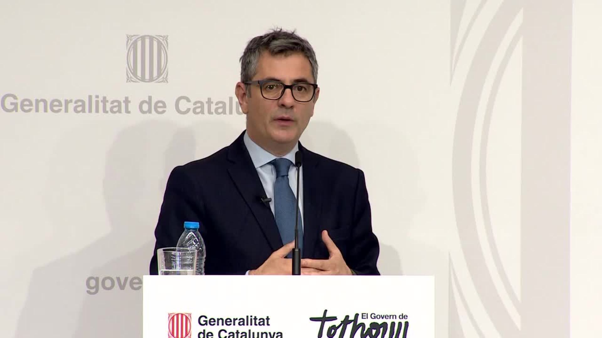 Bolaños defiende el "compromiso absoluto" del Gobierno con la oficialidad del catalán en la UE