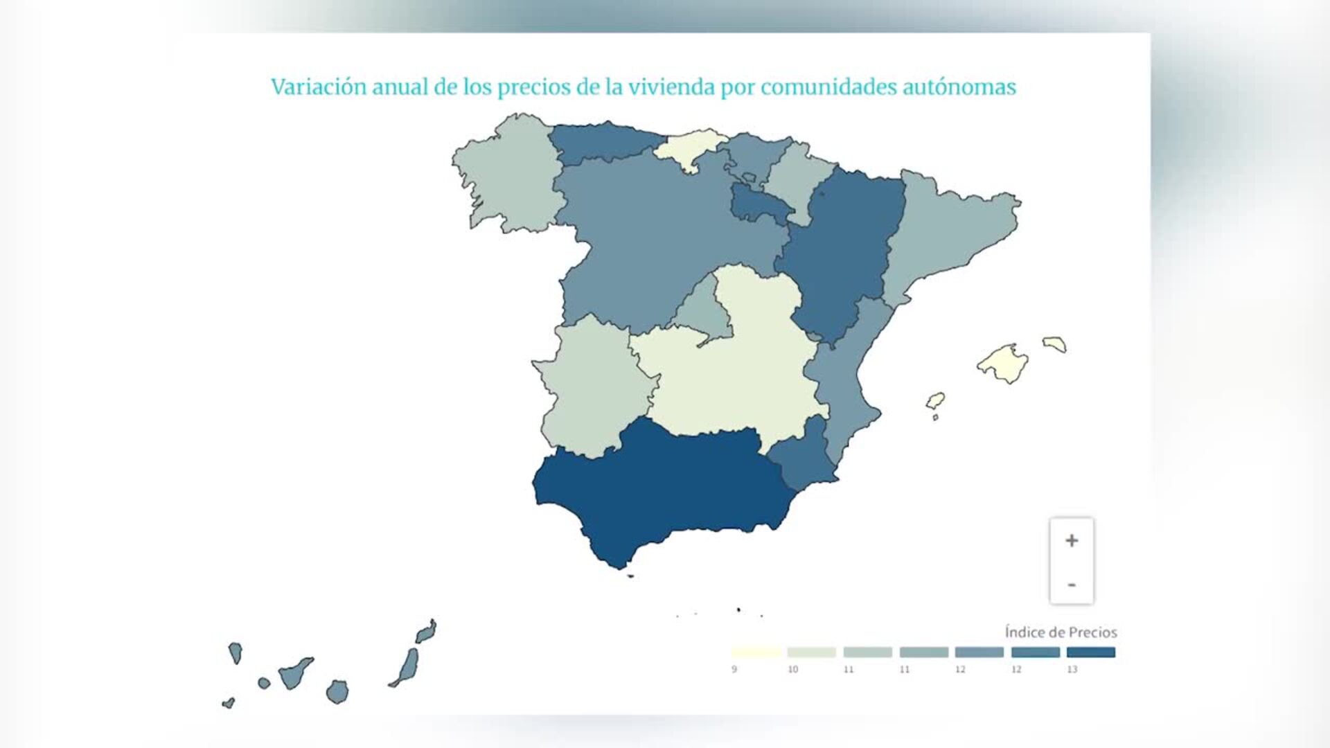 El precio de la vivienda libre se dispara un 12,2% en el primer trimestre