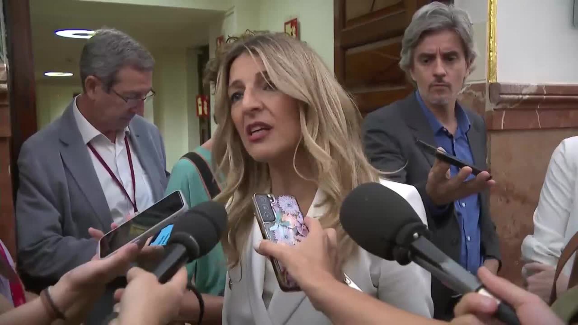 Yolanda Díaz responde a Trump que España "no es su vasallo"