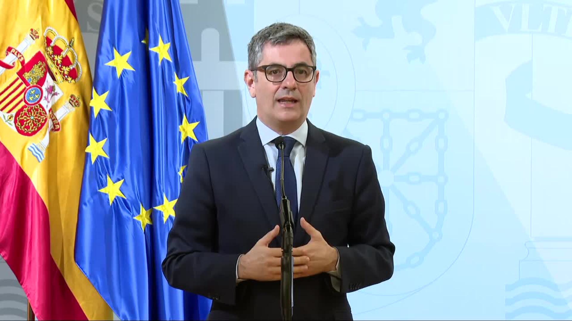 Bolaños asegura que la decisión del TS "pone las cosas en su sitio" y la causa se irá apagando