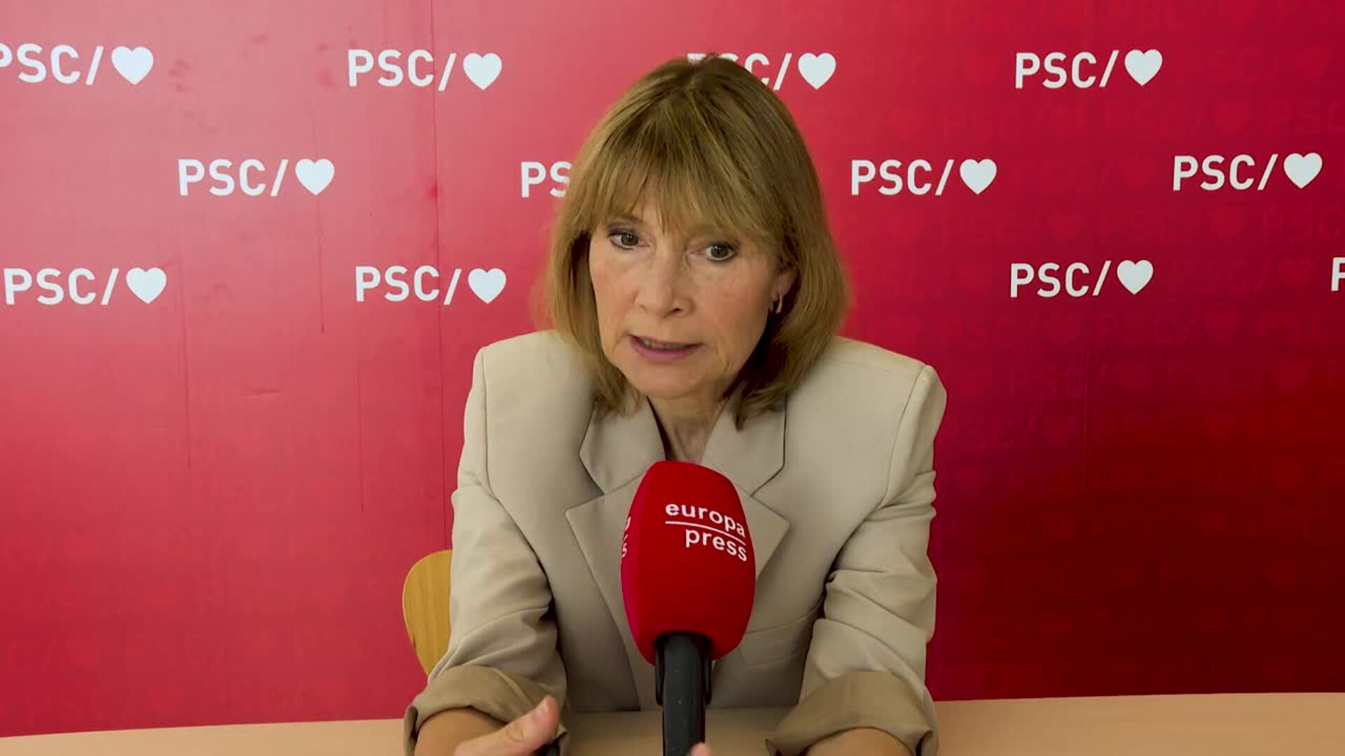 Moret (PSC) defiende la ordinalidad como "principio básico" de la nueva financiación singular