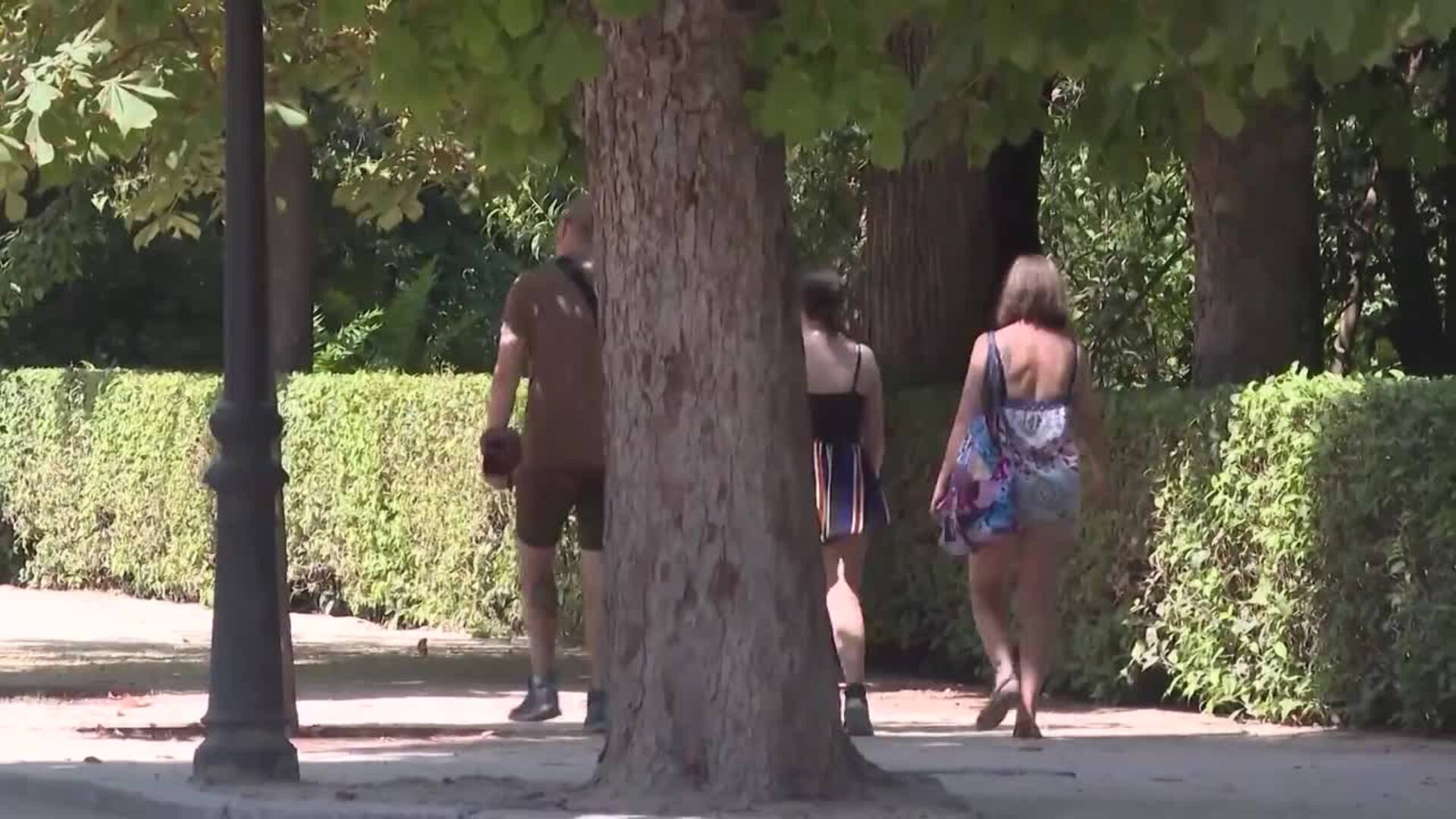 Así pasan los madrileños la ola de calor