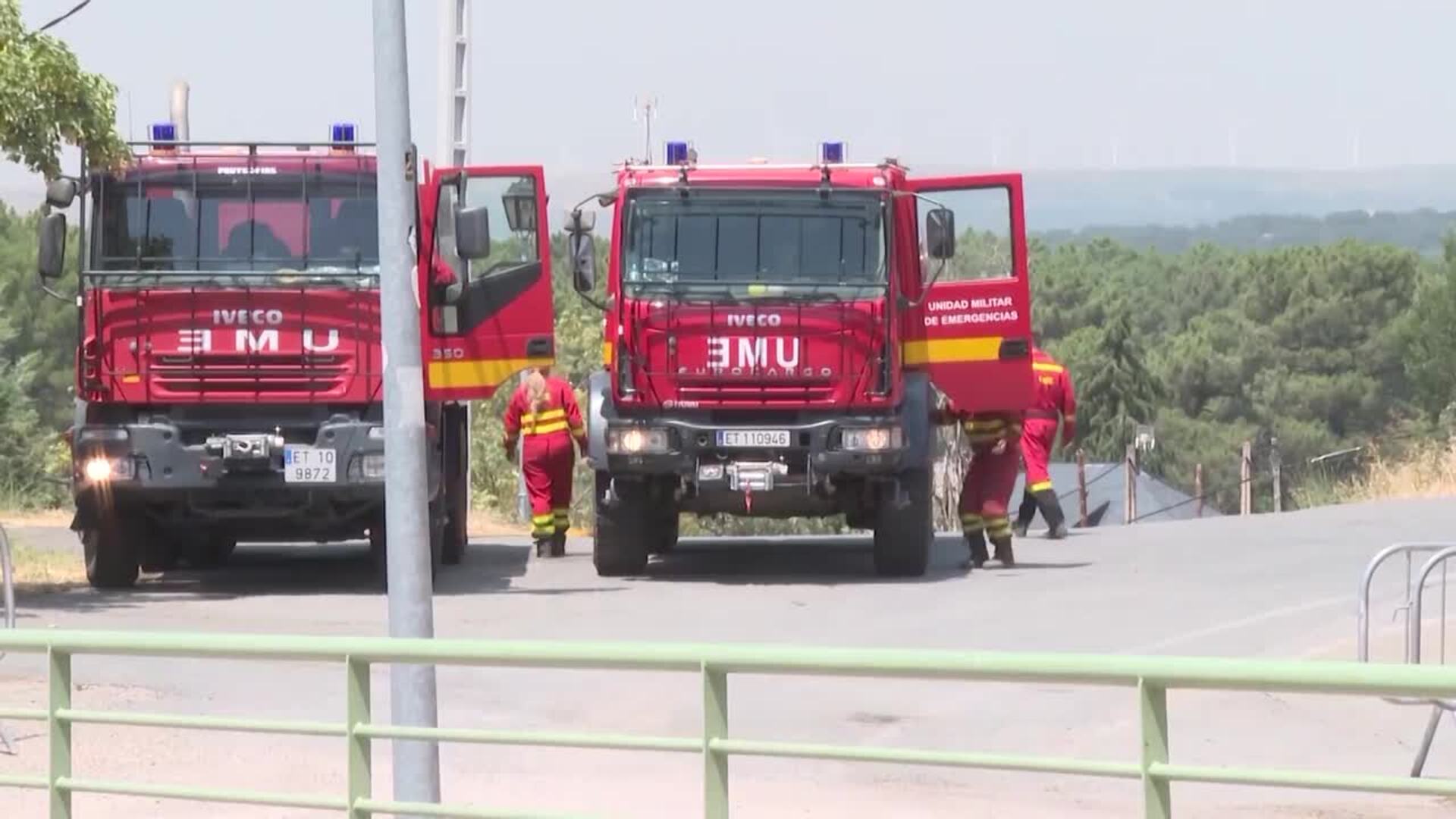 El incendio de Yeres (León) afecta a Las Médulas y obliga a desalojar a unos 1.400 vecinos