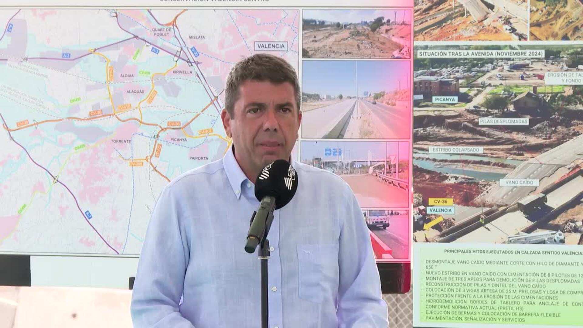 Mazón afea que el Gobierno "no" facilite ayudas "a fondo perdido" a la Generalitat