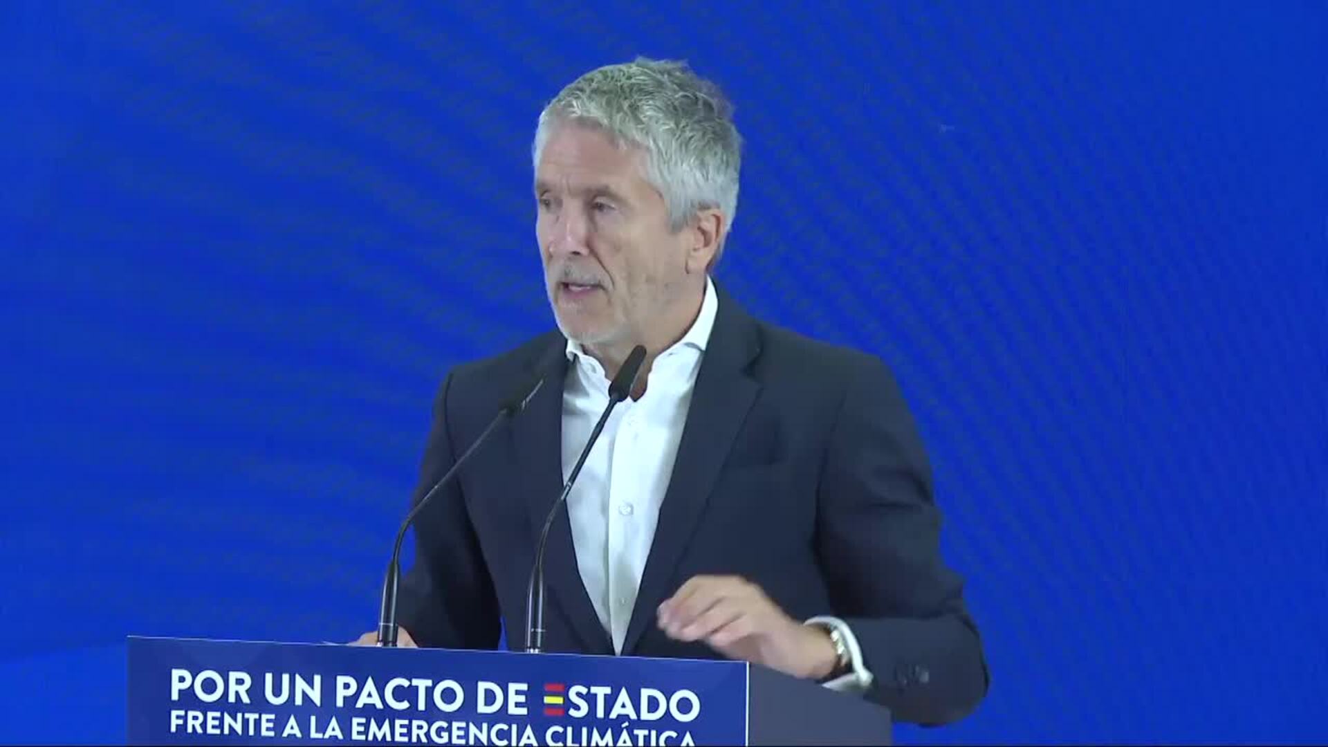 Marlaska: "El cambio climático es una evidencia científica que no admite discusión"