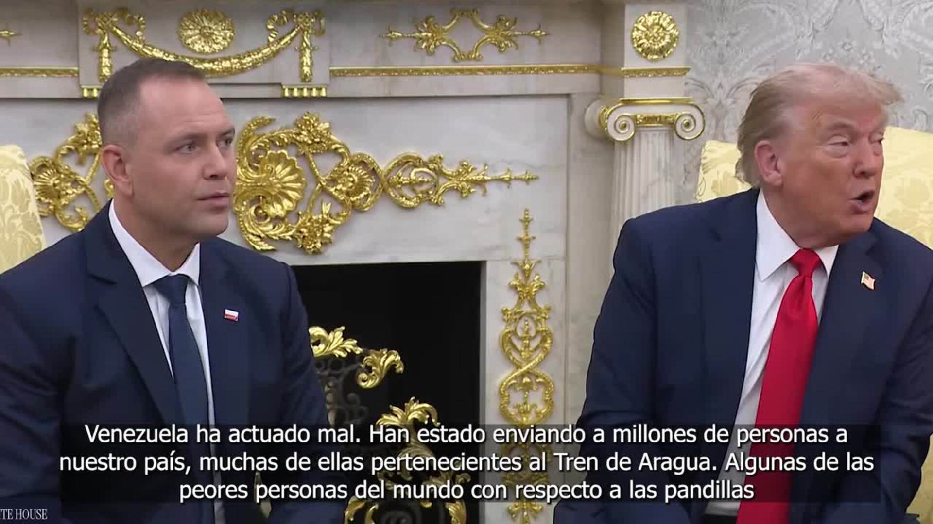 Trump acusa a Venezuela de enviar narcotraficantes a EEUU