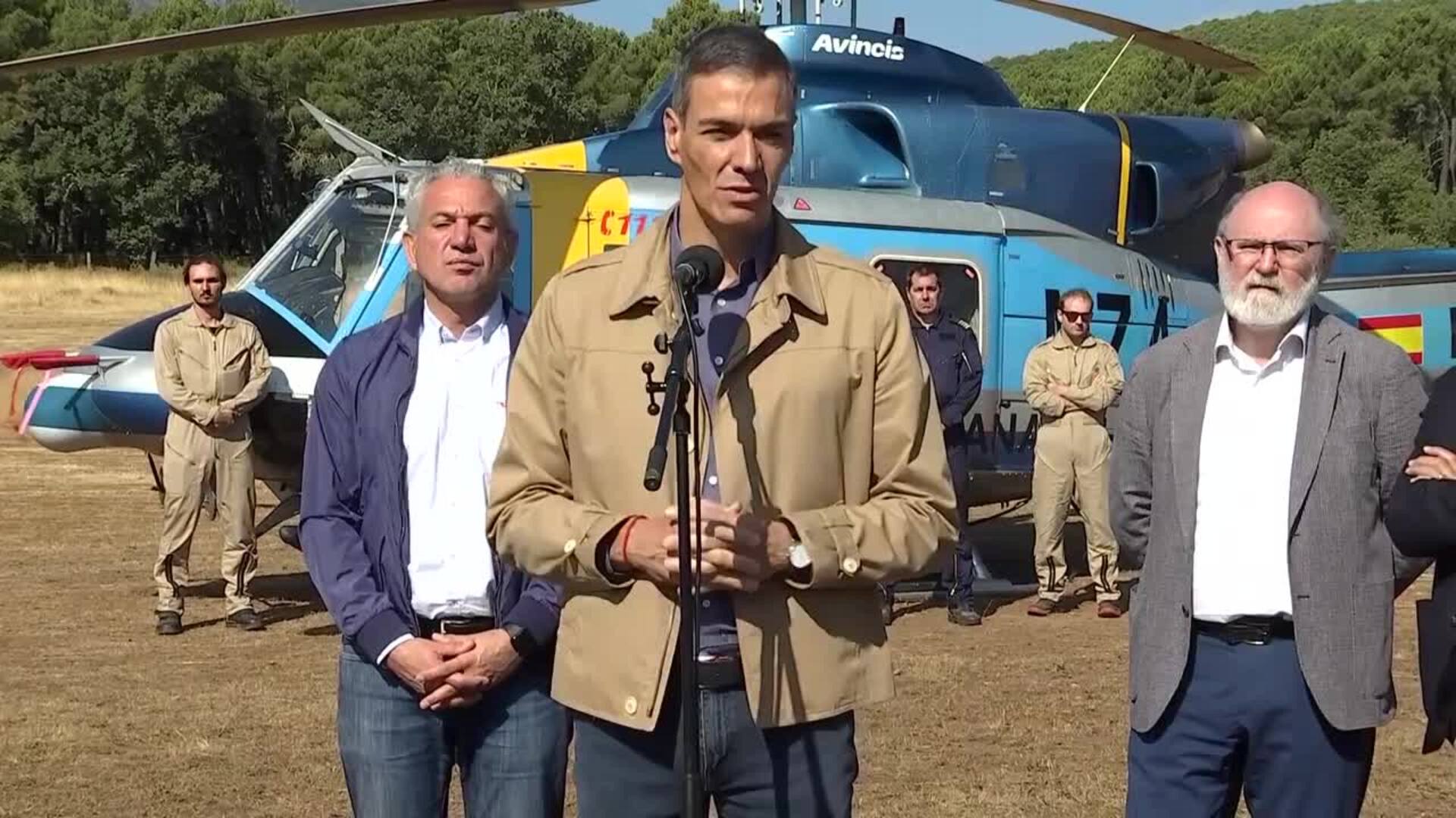Sánchez pide dejar la "lucha partidista" y alcanzar un pacto de Estado por emergencia climática