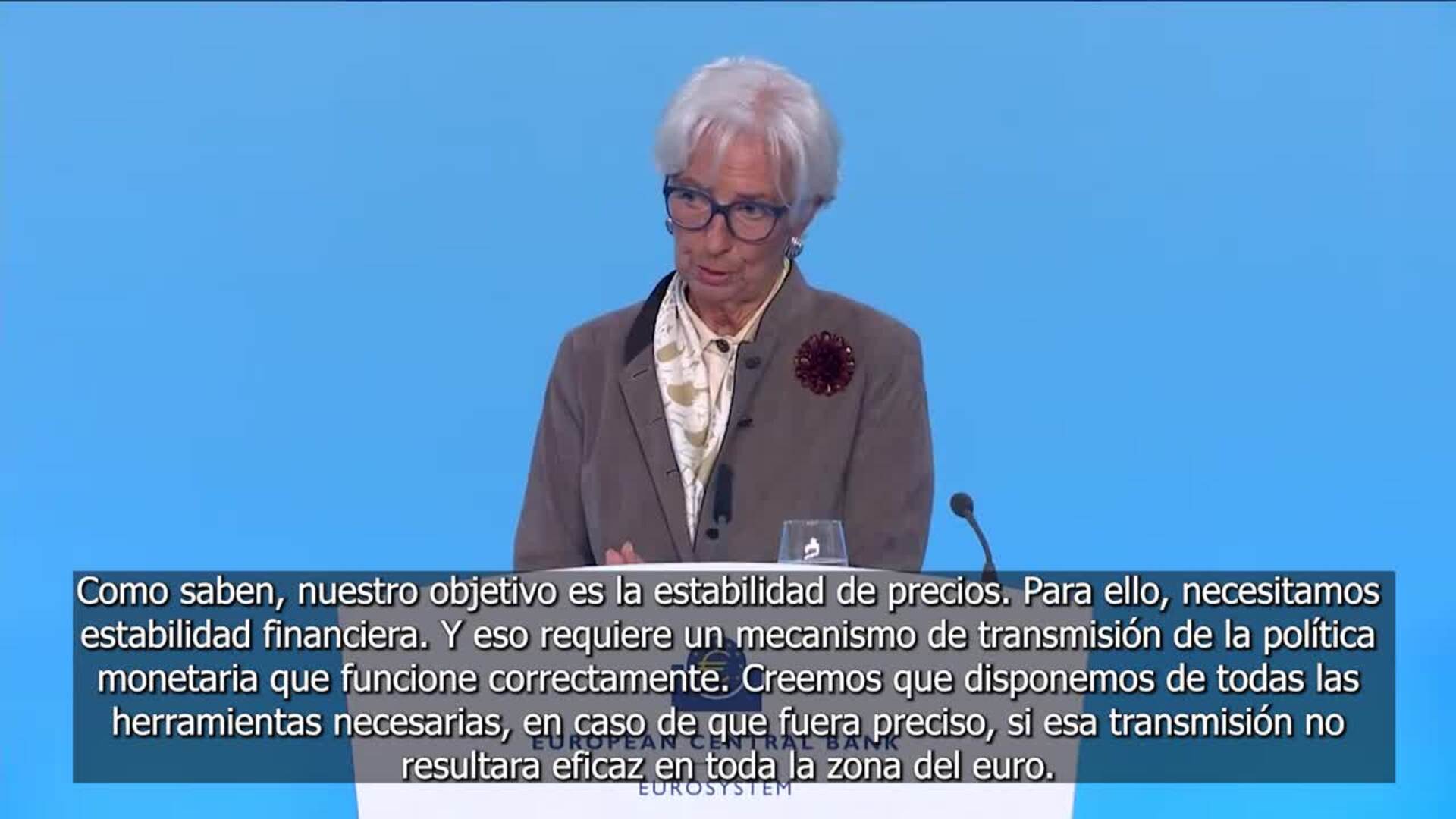 Lagarde (BCE) ve finiquitado el proceso de desinflación
