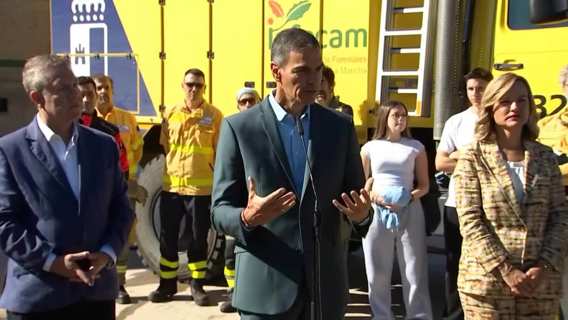 Pedro Sánchez anuncia que el Plan de Formación ante emergencias