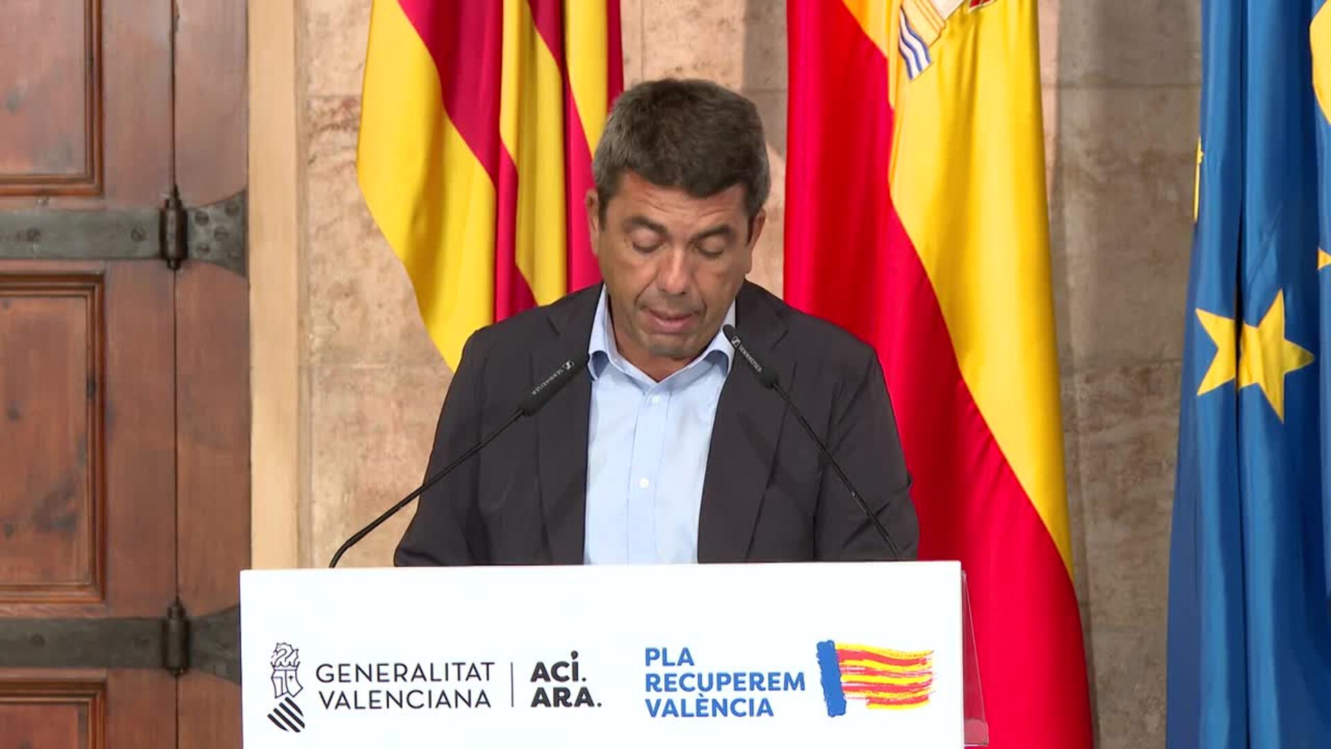 Mazón anuncia la salida de Pampols y la remodelación del Consell para el 5 de noviembre