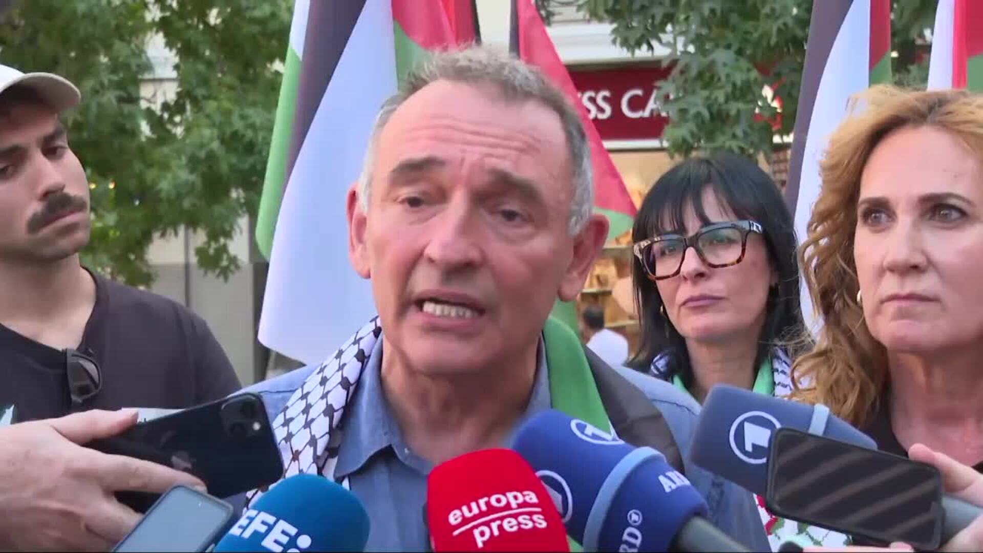 Sumar agradece las protestas propalestinas para que "finalice el genocidio"
