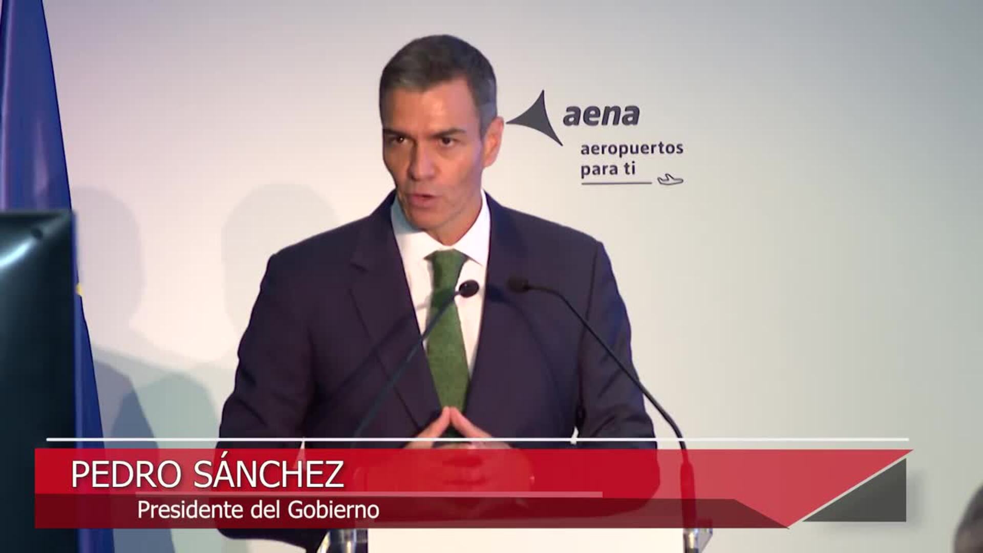 Sánchez anuncia 13.000 millones de inversión de Aena en los aeropuertos españoles