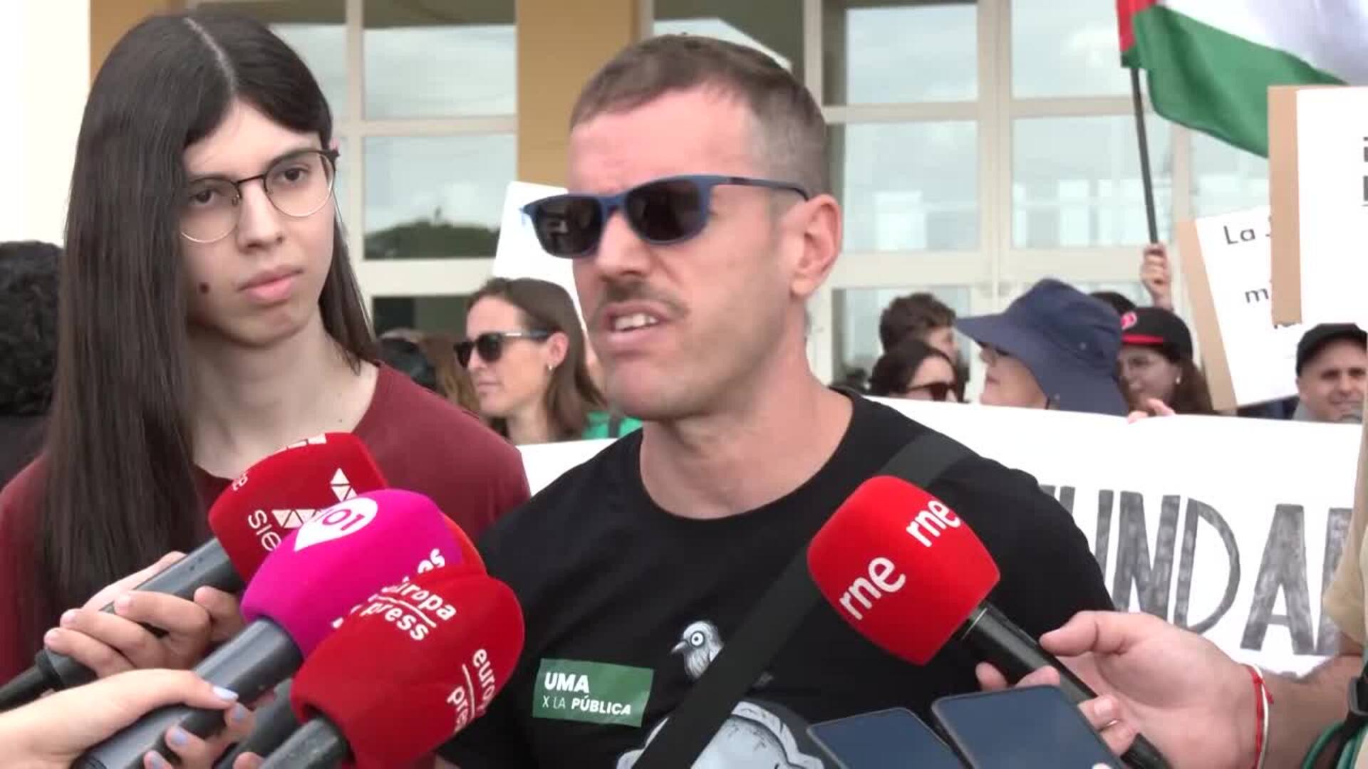 La coordinadora 'UMA x la Pública' se moviliza por "una financiación digna"