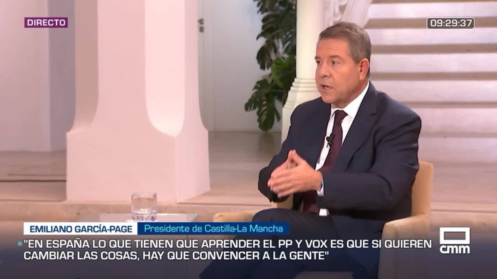 Page da ultimátum para las nuevas reglas del trasvase
