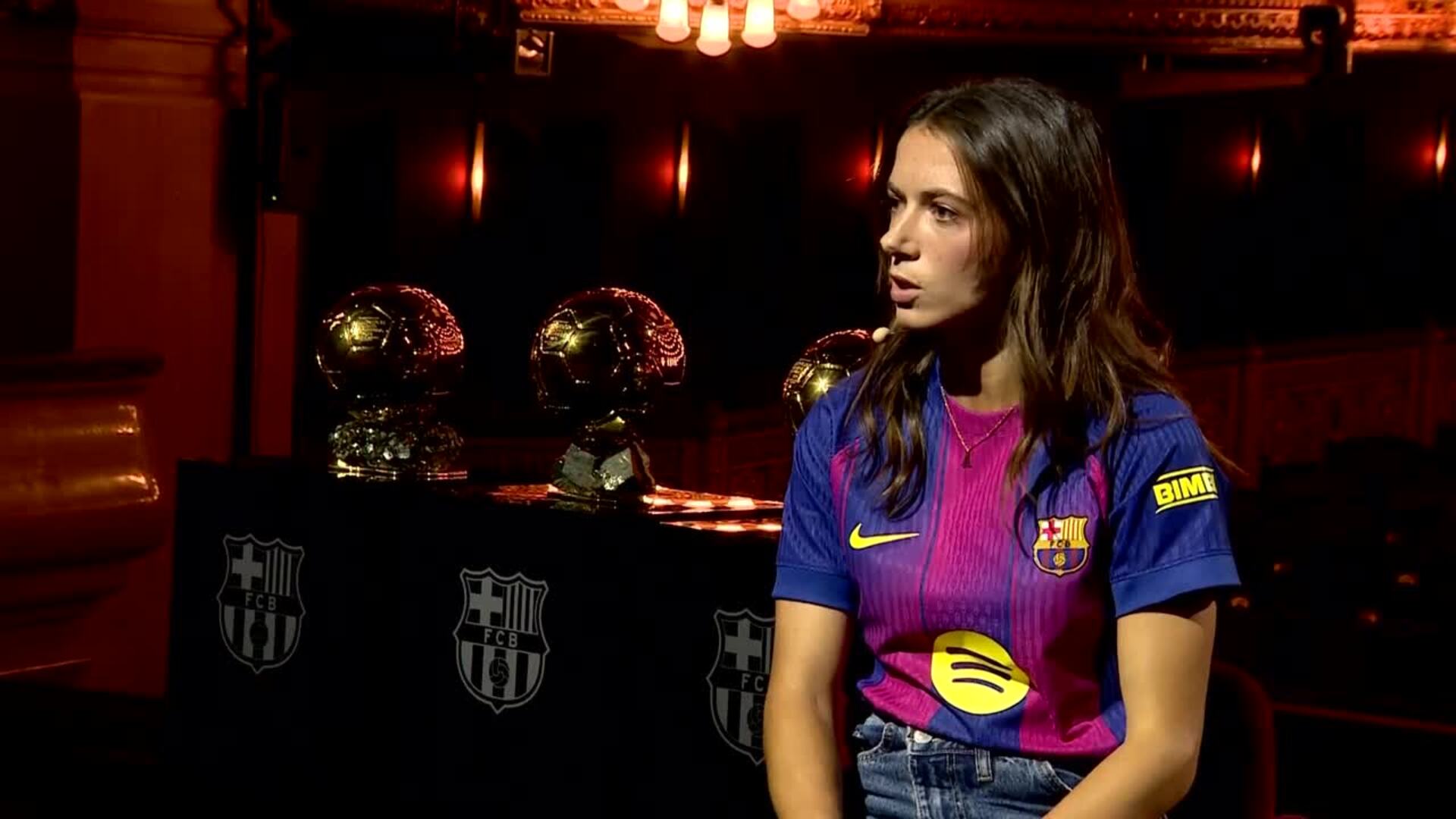 Aitana Bonmatí destaca sus "momentos decisivos" en su conquista del tercer Balón de Oro