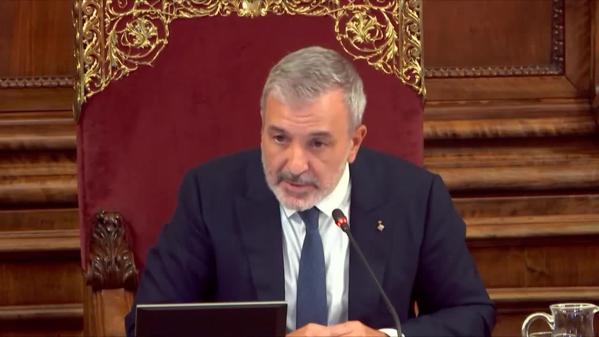 Collboni, "convencidísimo" de que Tour saldrá de Barcelona en 2026 pero sin equipos de Israel