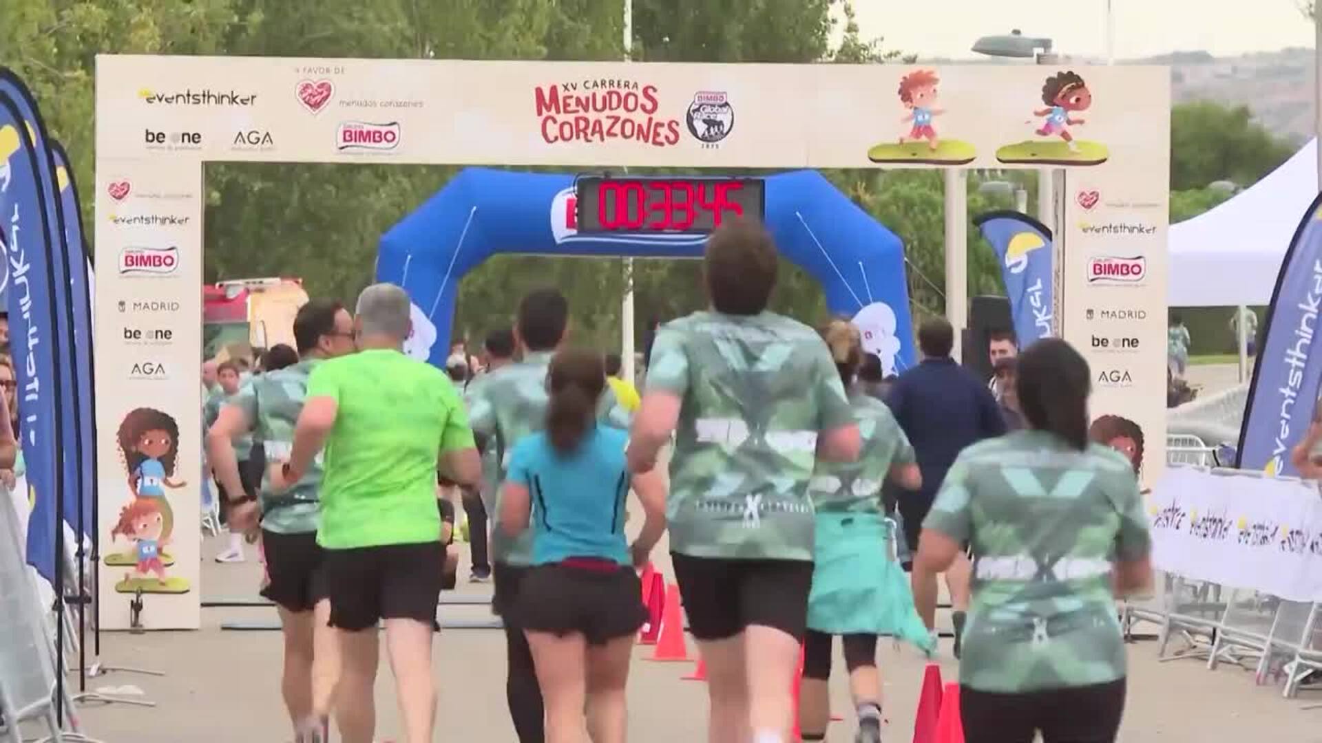 Una carrera solidaria en Madrid recauda fondos para niños y niñas con problemas de corazón
