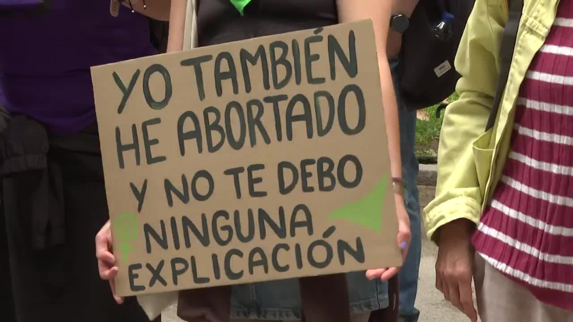 Una concentración en Madrid defiende el aborto "libre" en la sanidad pública