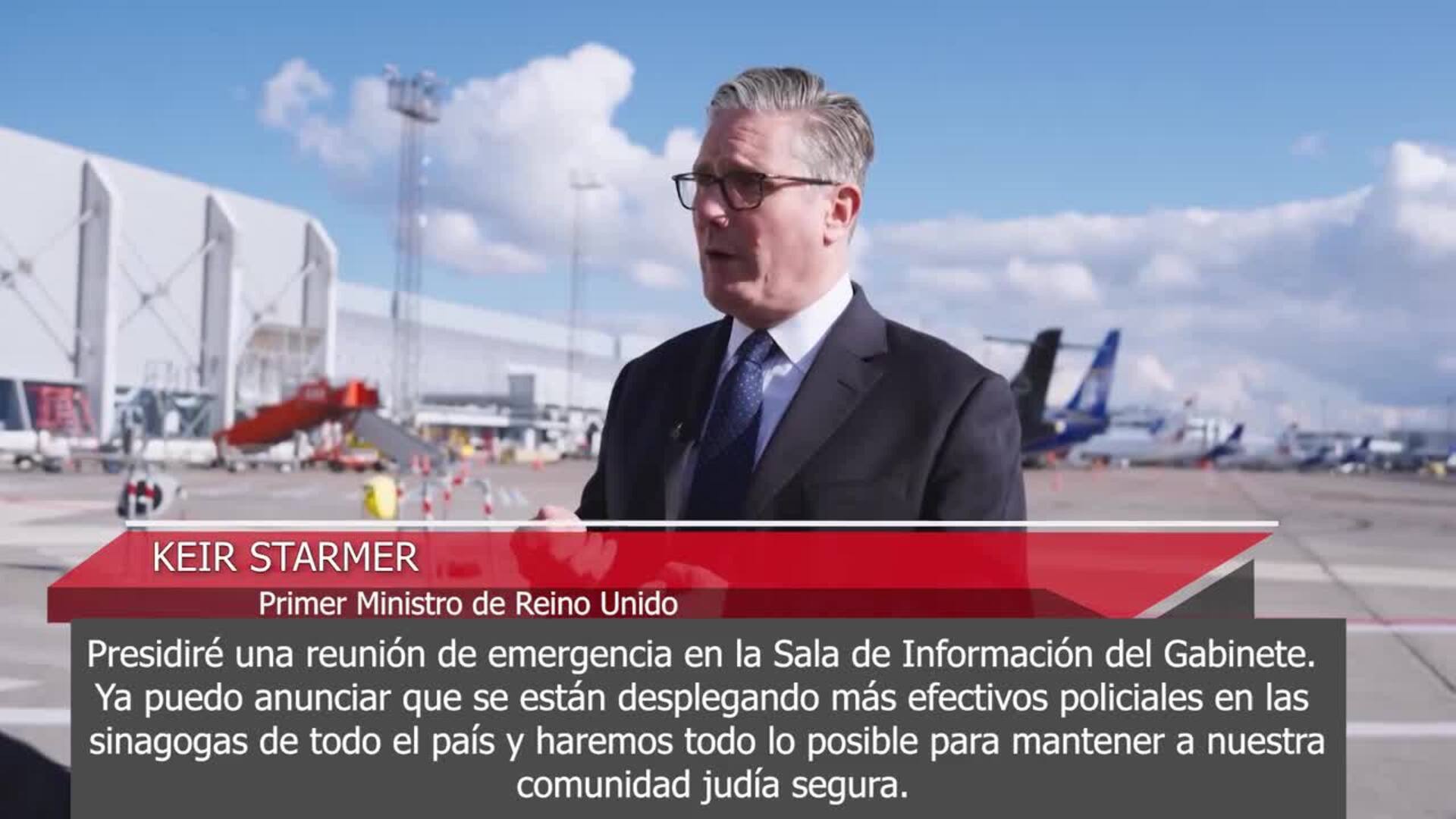 Al menos dos muertos por ataque en inmediaciones de sinagoga en Mánchester