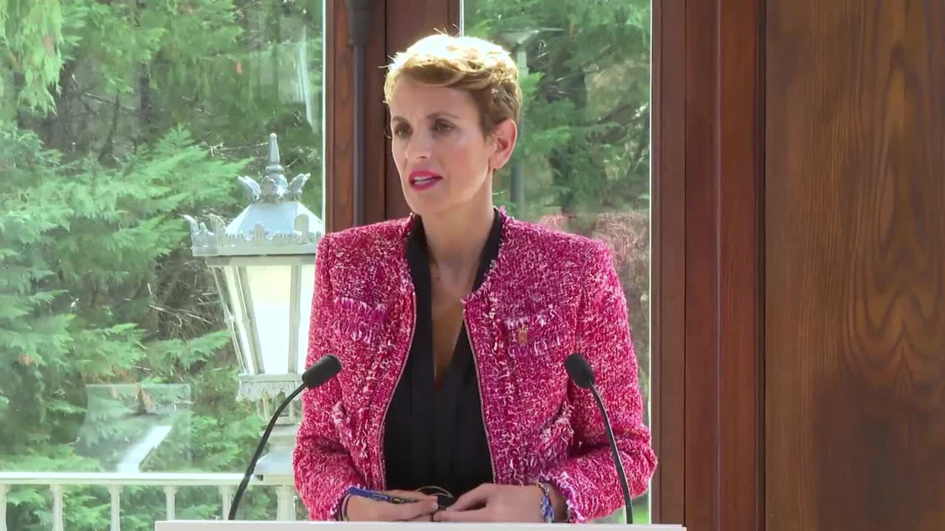 Chivite dice de Geroa Bai que es buen socio y que la estabilidad "nunca ha estado en cuestión"