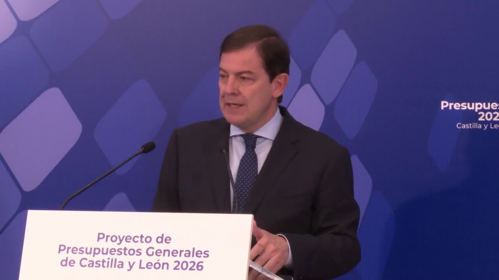 El presupuesto de CyL para 2026 ascenderá a 15.715 millones, una "cifra récord"