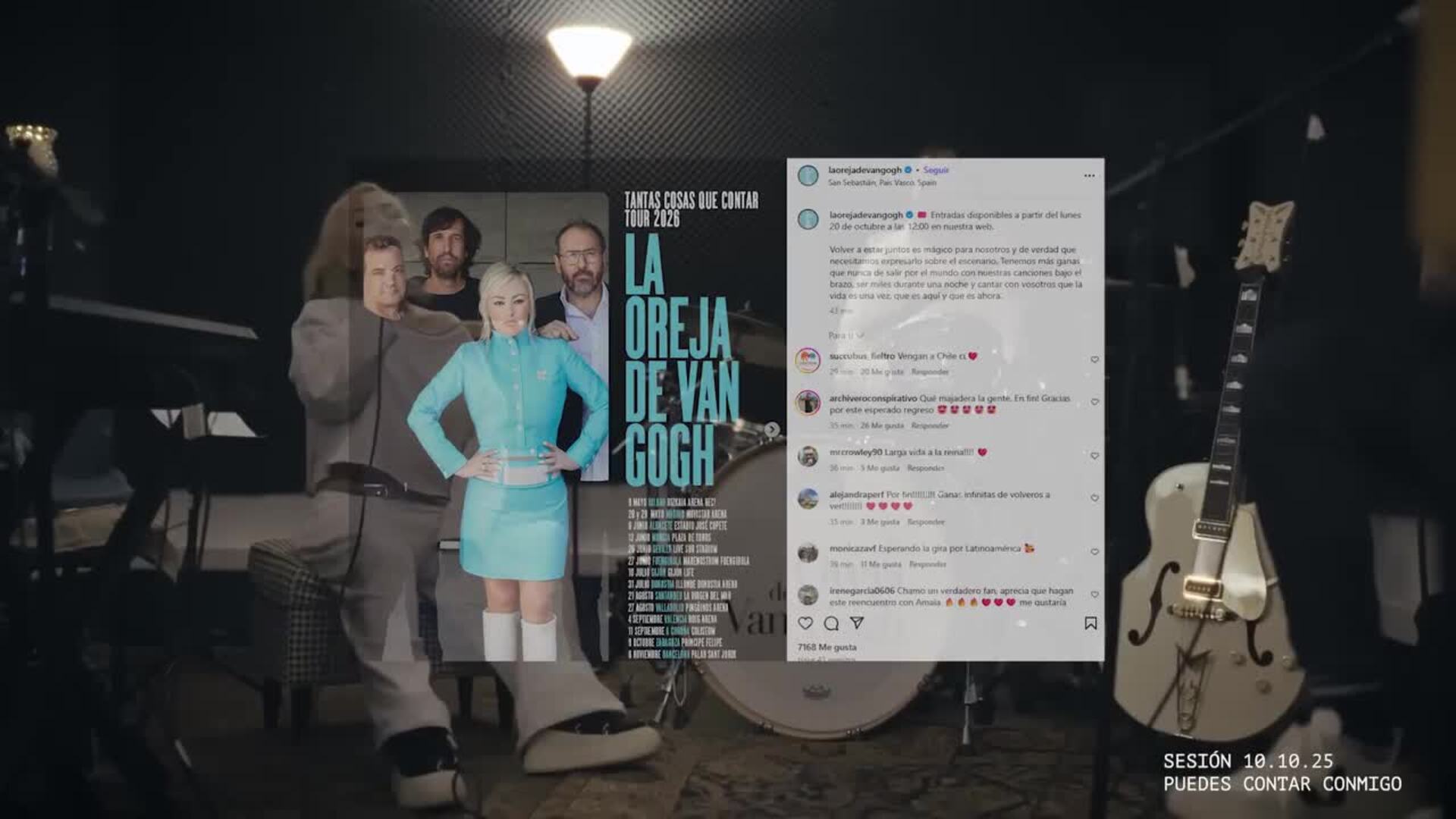La Oreja de Van Gogh recorrerá España en 2026