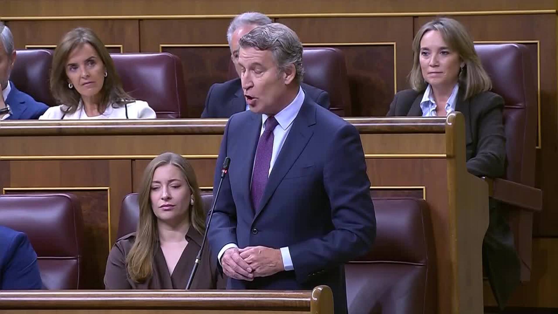 Sánchez niega ante Feijóo que el PSOE se haya financiado ilegalmente