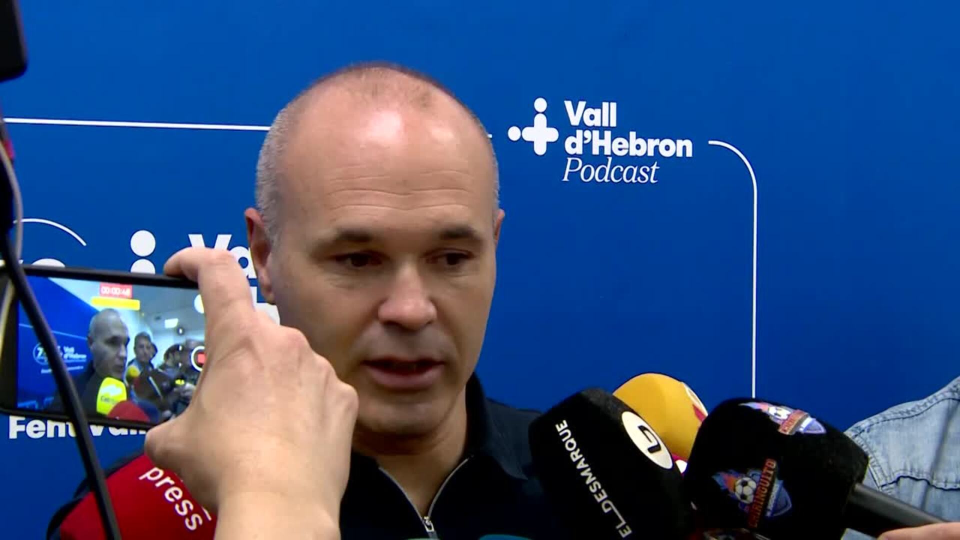 Iniesta sobre el Clásico: "Estoy con confianza y esperando que se puedan venir los tres puntos"