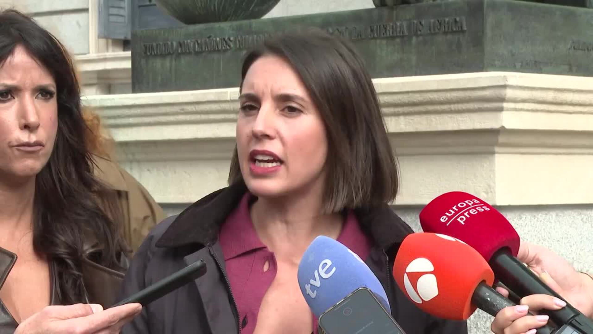 Irene Montero da por "muerta" la legislatura por culpa al PSOE
