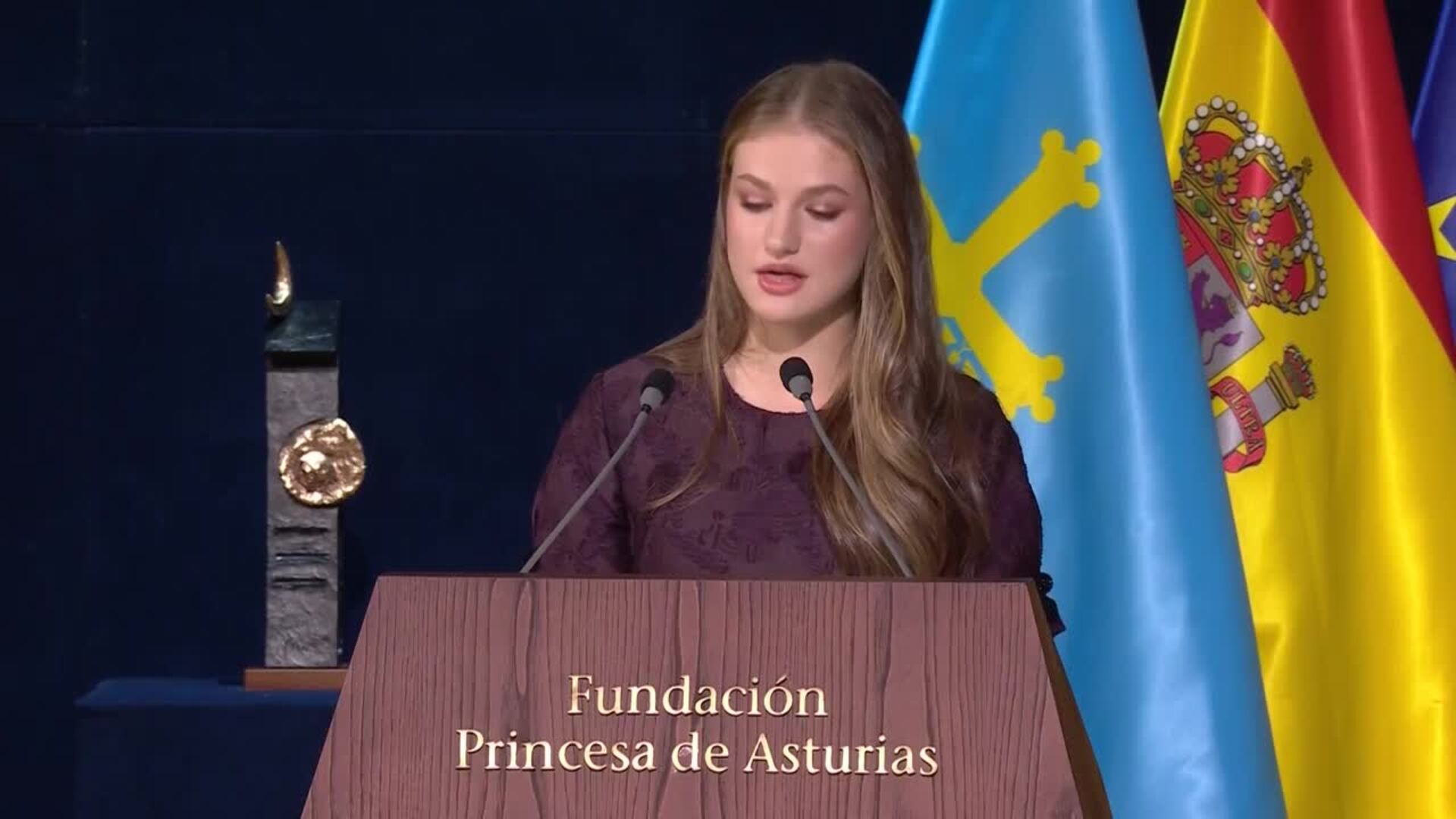 La Princesa Leonor apela a "volver a lo esencial" y respetar a quien piensa diferente