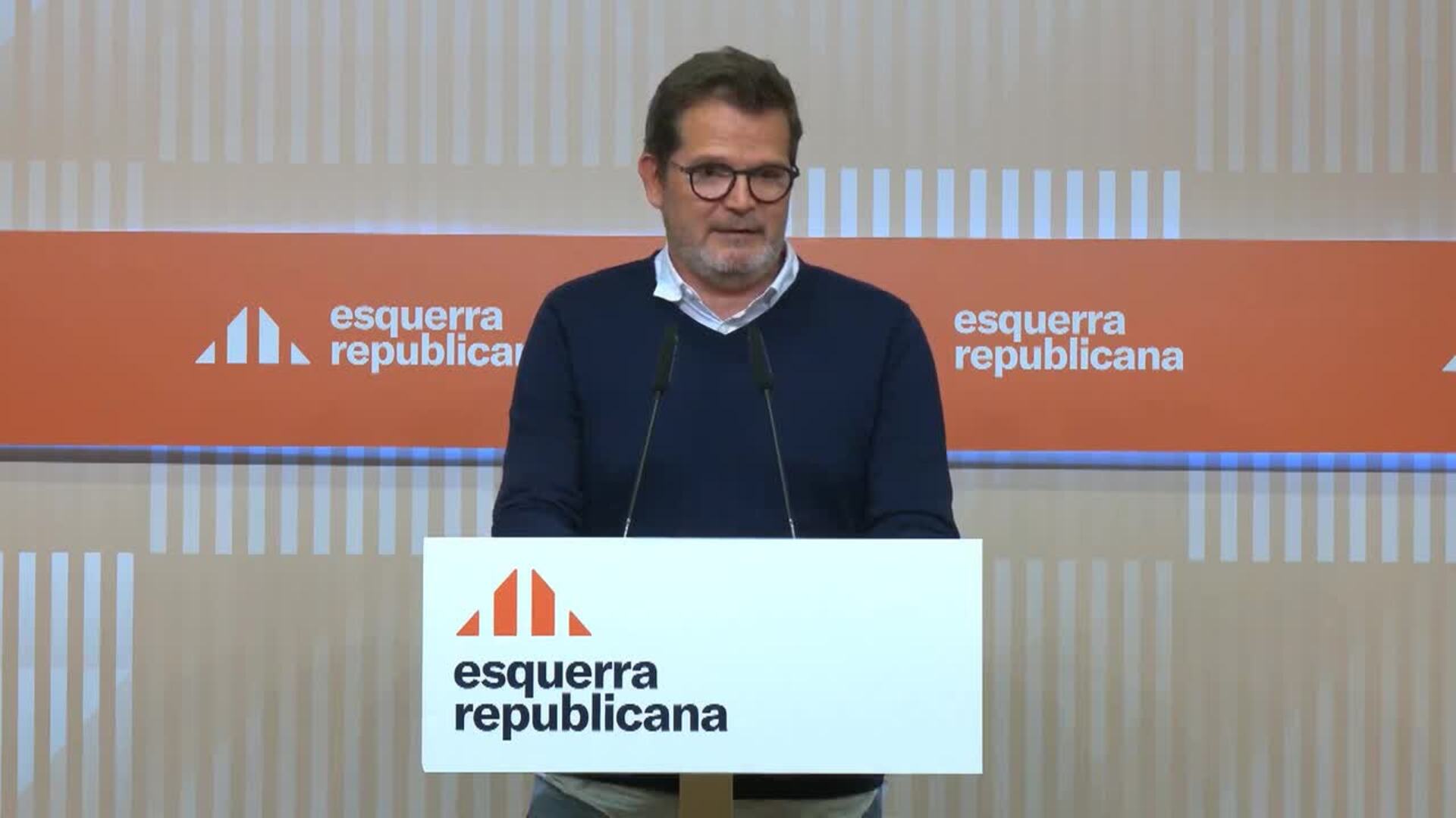 Albert (ERC) ante una ruptura de Junts con el Gobierno: "No nos levantaremos de ninguna mesa"
