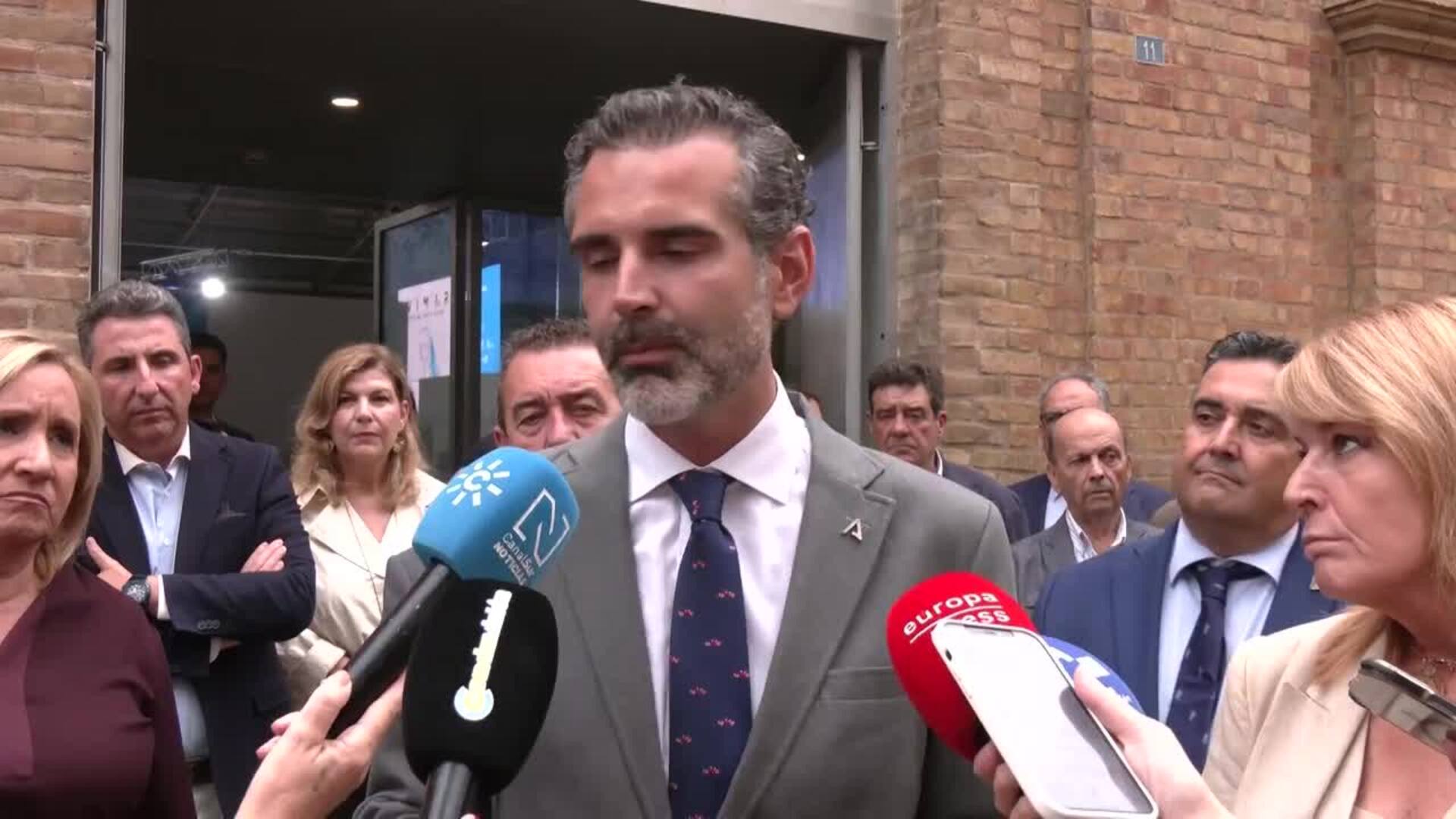 Fernández-Pacheco expresa su preocupación por la presa de Alcolea en Huelva