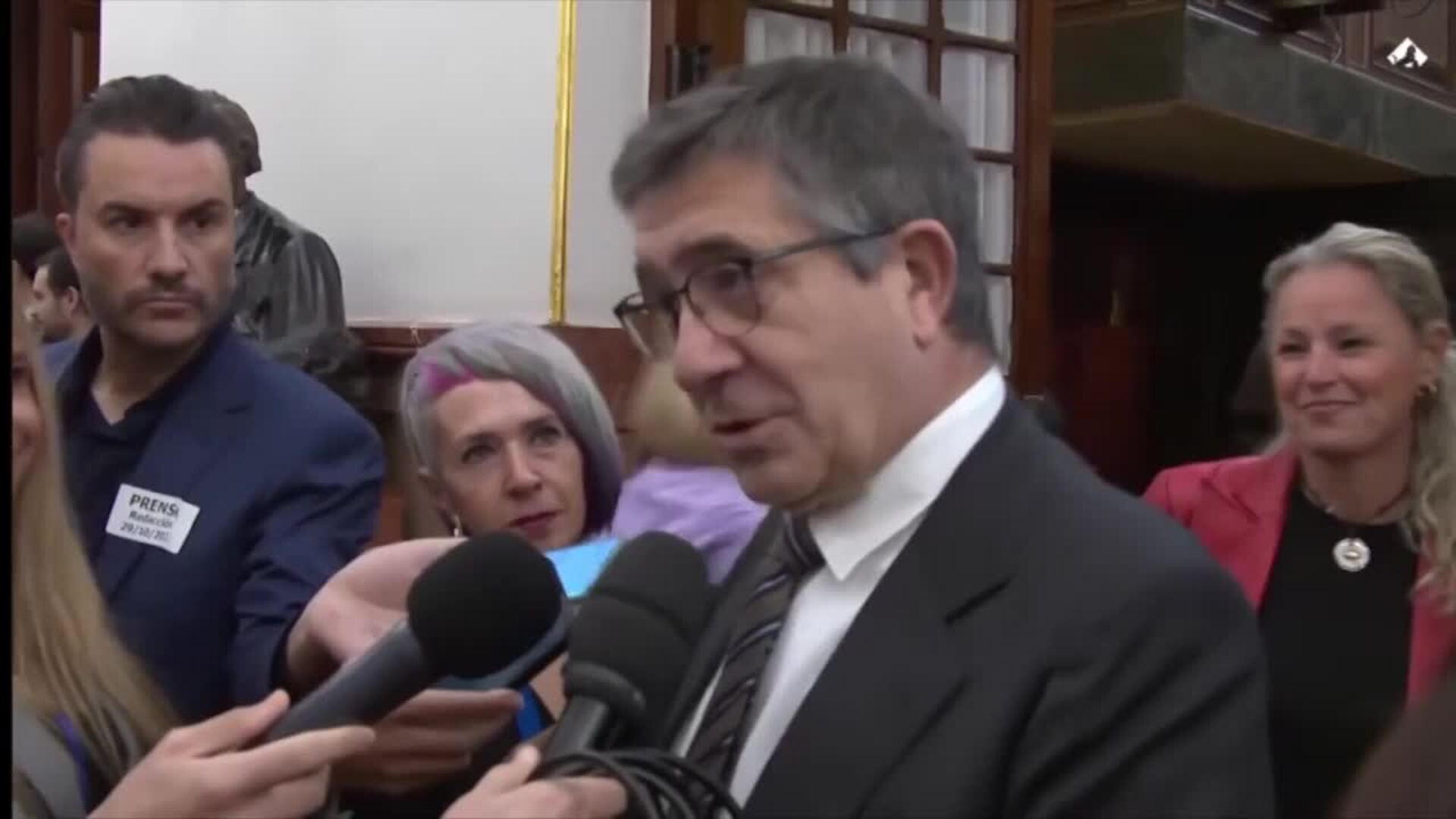 Patxi López: "No es día para la trifulca política"