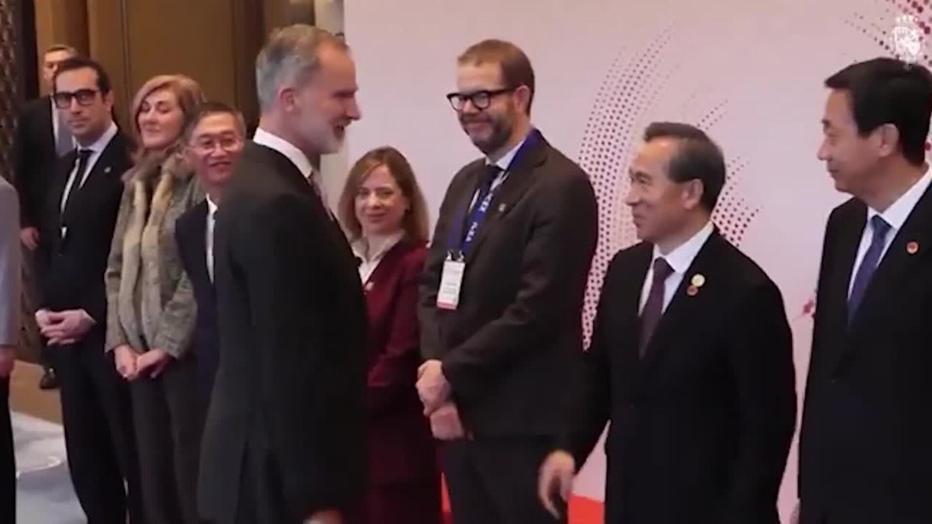 Los Reyes cenan con el presidente de China y la primera dama en Pekín