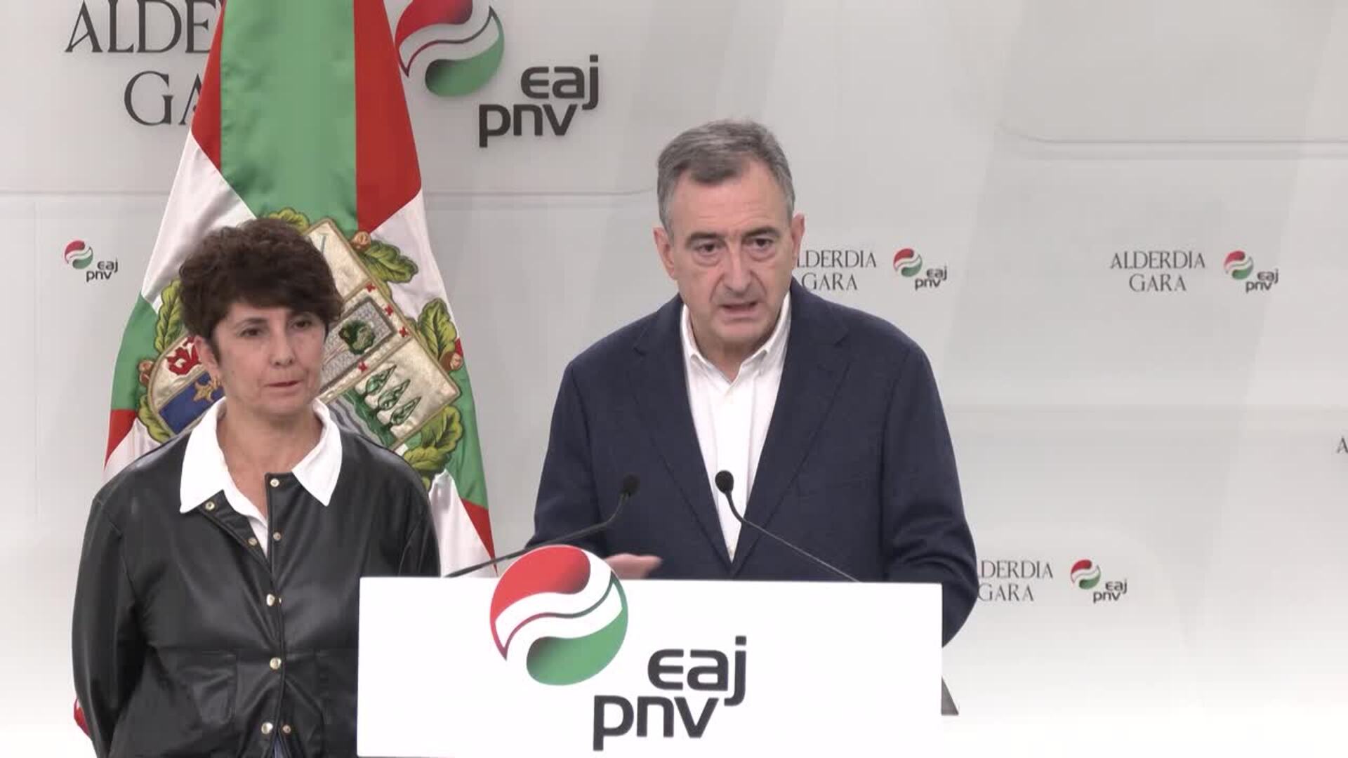 Esteban dice que al PNV no le van a "amedrentar" porque "no hay conexión" con el 'caso Cerdán'