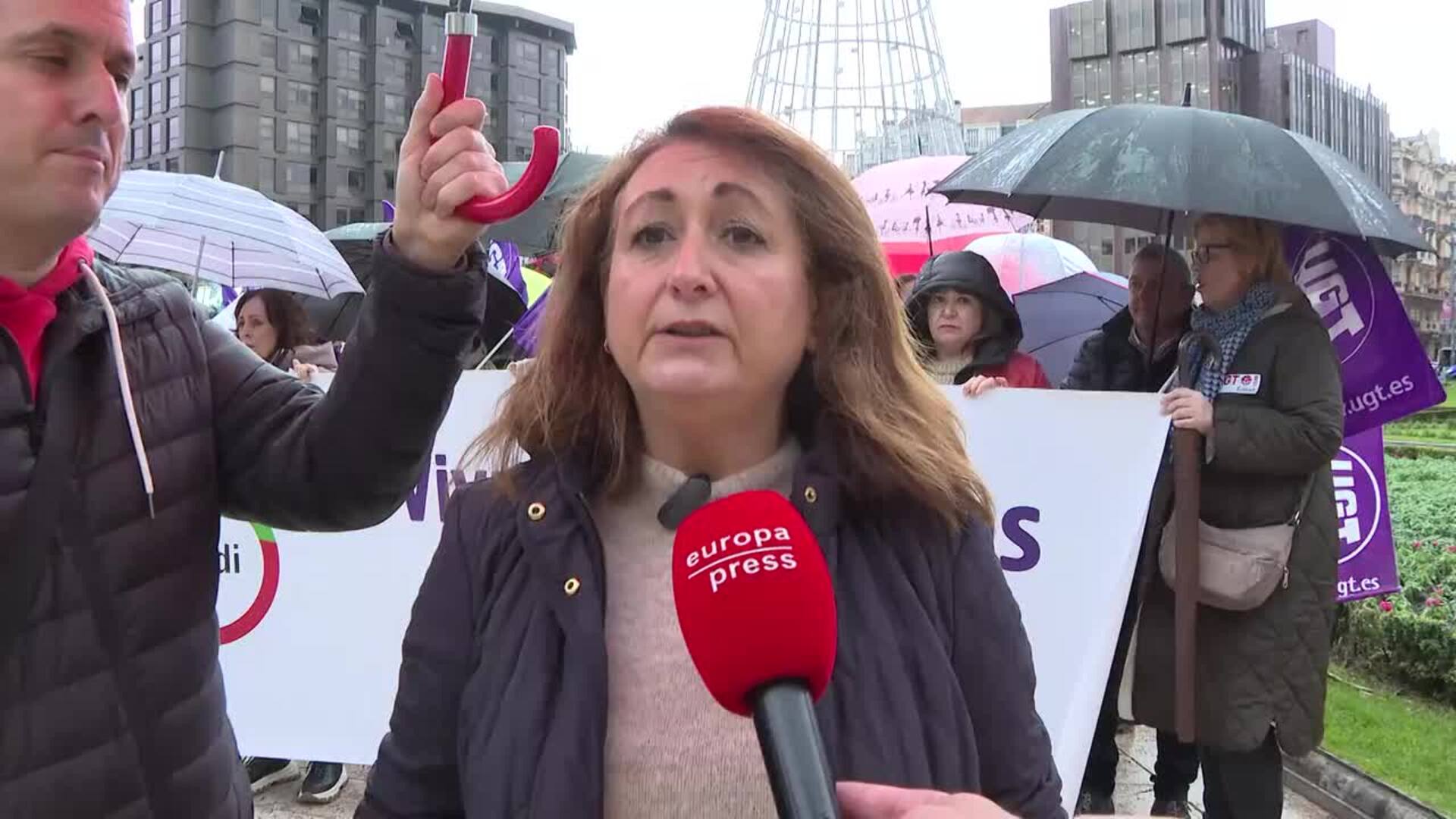UGT Euskadi llama a combatir la violencia machista y el discurso antifeminista que la niega
