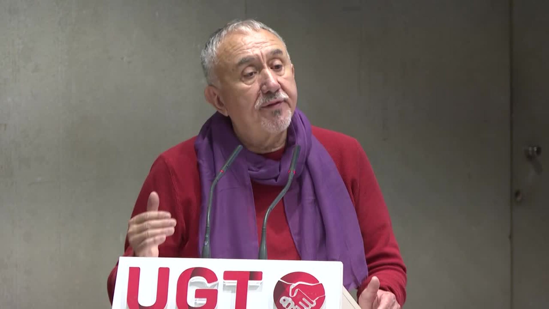 Álvarez (UGT) confía en cerrar hoy un acuerdo de la Ley de Prevención con Trabajo