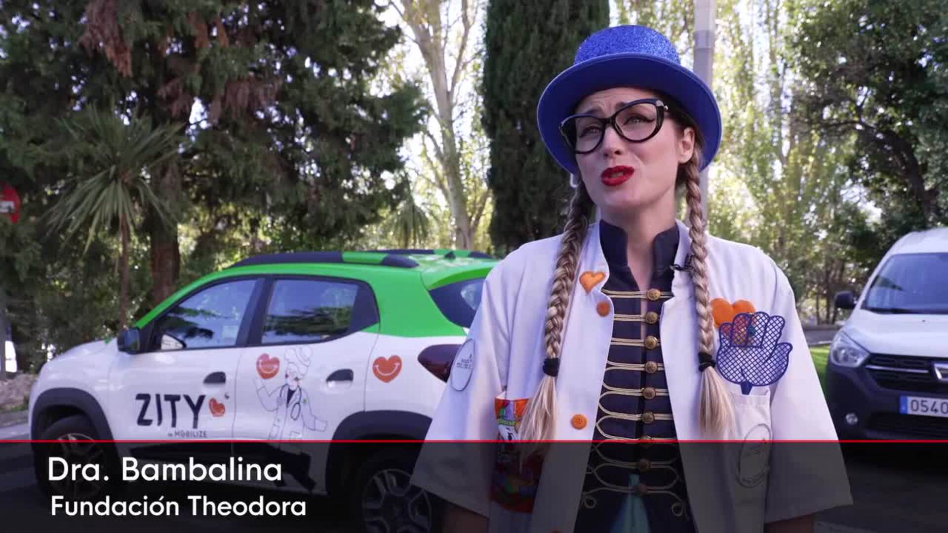 Los Doctores Sonrisa repartirán alegría a bordo de los coches eléctricos de Zity